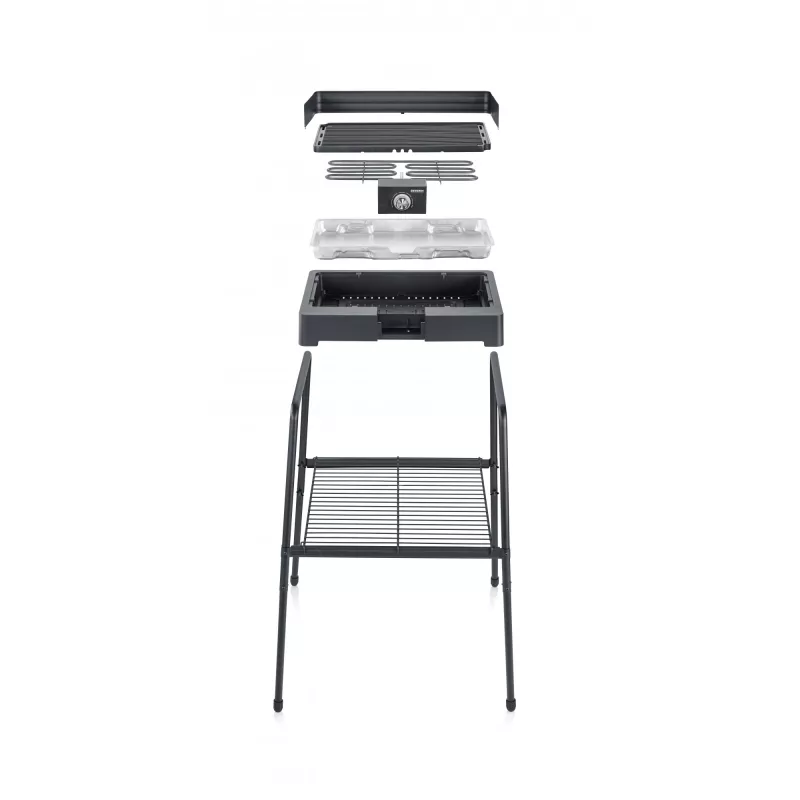 Electric Grill Severin PG 8568 2200 W Black Rectangular Cooking Surface