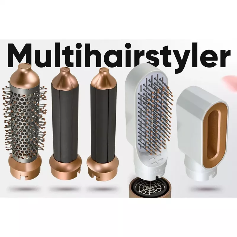 Hot air styler Profi-Care 331321 white-rosé — 4-in-1 multi-styler, 5 attachments, 1000W, 3 heat settings