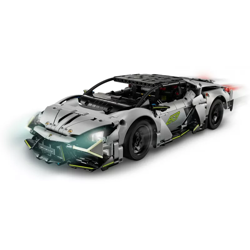 LEGO Technic Supercar Lamborghini Revuelto 42214 — 1:10 scale detailed model kit, 1,135 pieces