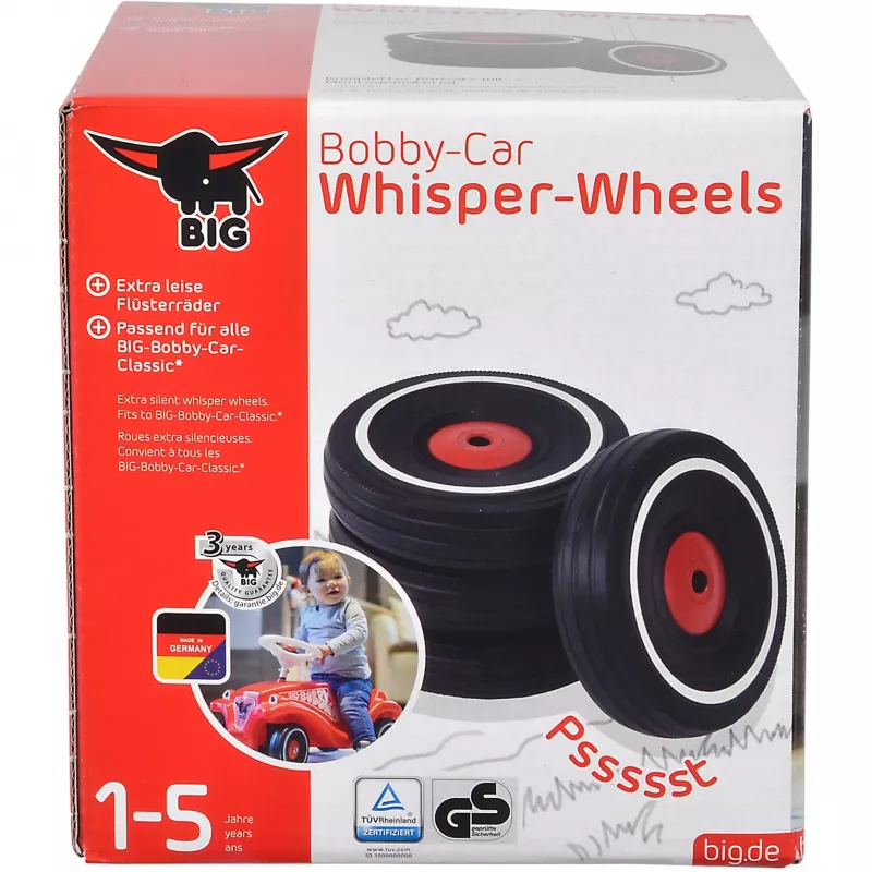 Ride-on toy car Simba-Dickie BIG Bobby-Car Whisper Wheels, low-noise wheel set