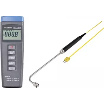 VOLTCRAFT K101 + TP 206 temperature measuring instrument -200 to +1370 °C Probe Type K