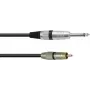 OMNITRONIC Adapter Cable RCA/jack 0,9m black (30225118)