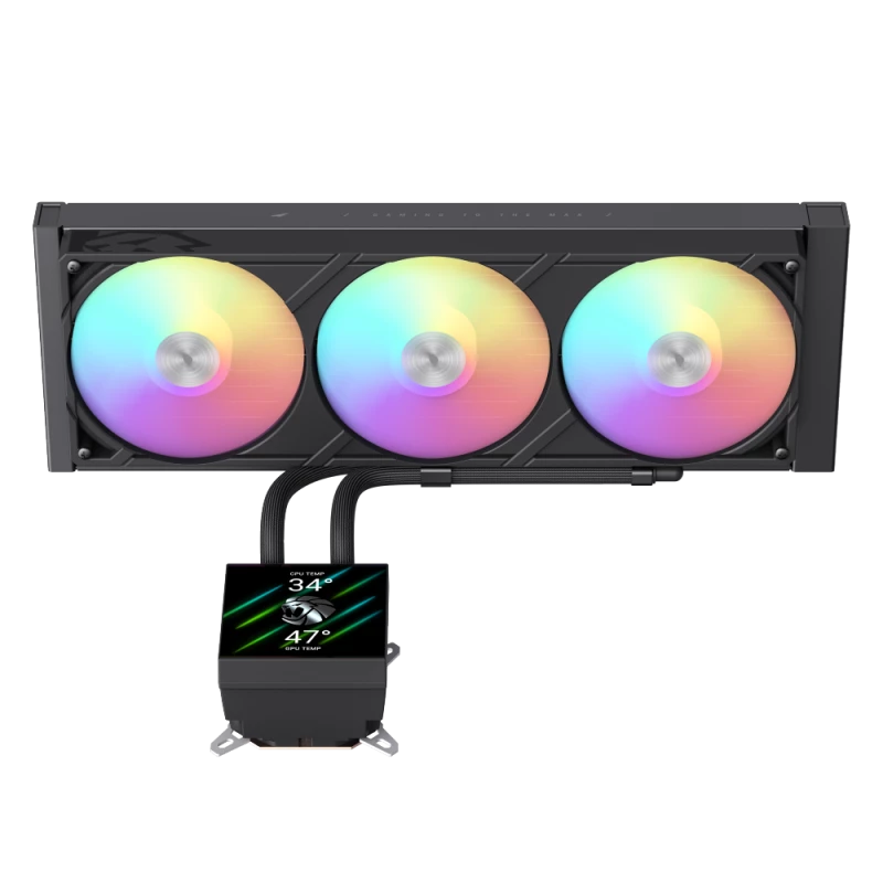 Gamemax CPU Liquid Cooler | GLACIER 360 LCD BK | Intel, AMD