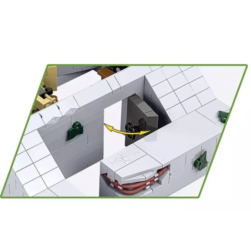 Construction Set Cobi German Bunker Regelbau 667/642 model COBI-3136 – detailed brick kit