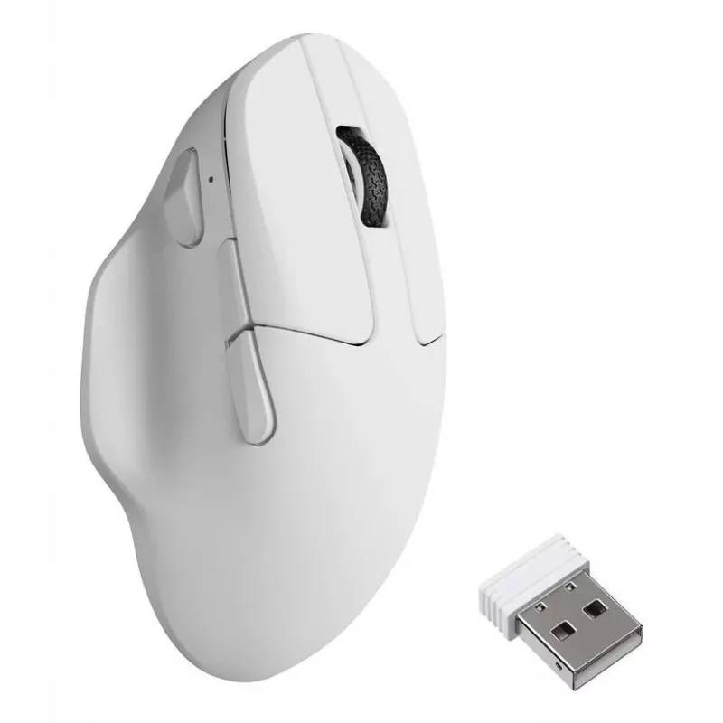 Wireless Ambidextrous Optical Mouse Keychron M7-A24 30000 DPI RF Wireless Bluetooth USB-C White