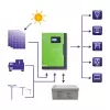 Off-grid inverter Qoltec 53887 solar inverter 10 kVA Lithium Polymer Black