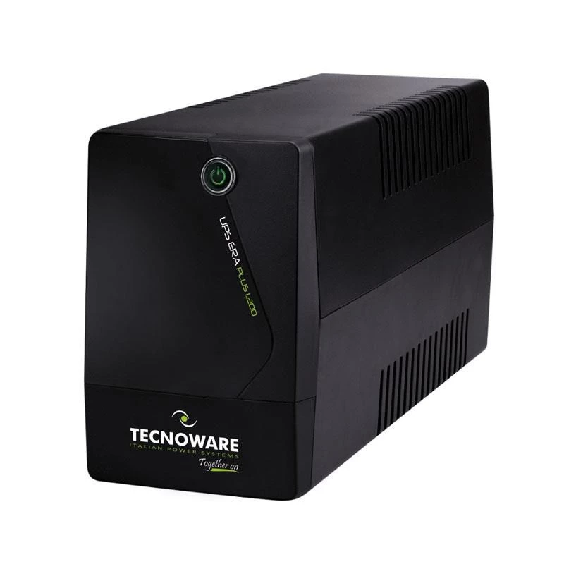 Uninterruptible Power Supply TECNOWARE FGCERAPL1202SCH, 1.2 kVA / 840 W, 2 AC outlets, Micro‑USB, sealed lead‑acid, 4.5 kg