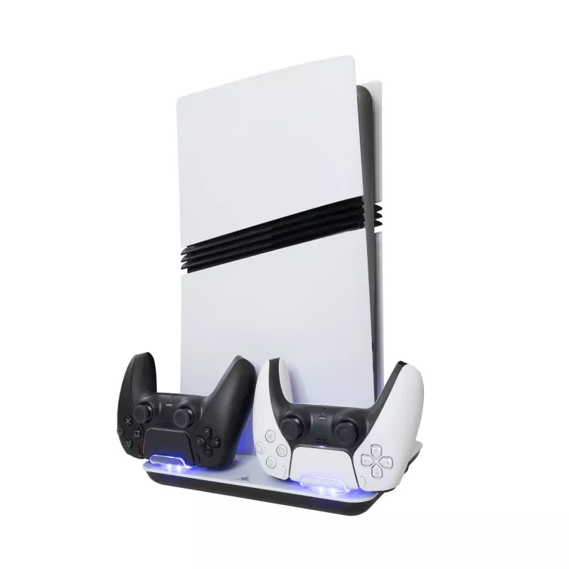 Cooling pad White Shark Guard-2 for PS5 with integrated charging dock (model PS5-05102V2)