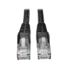 Eaton Tripp Lite Series Cat6 Gigabit Snagless Molded (UTP) Ethernet Cable (RJ45 M/M), PoE, Black, 5 ft. (1.52 m) - Patch-Cable - RJ-45 (M) to RJ-45 (M) - 1.52 m - UTP - CAT 6 - Mou