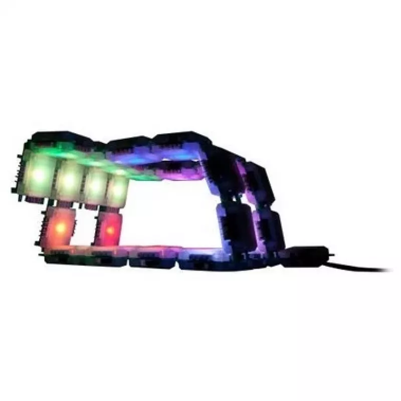 Light Set ALLNET BrickRknowledge 7 Color Light Set Blue Green Orange Red Warm White Yellow