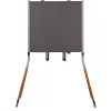 One for All Falcon Universal WM 7481 - Stand - for LCD TV / Soundbar - Walnut, gunmetal-Grey - Screen Size: 81.3-177.8 cm (32-70)