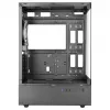 PC Case TACENS Mars Gaming MC-XO Midi Tower Black — ATX/Micro-ATX/Mini-ITX, bottom PSU, 1×120mm rear fan, supports up to 328 mm GPU