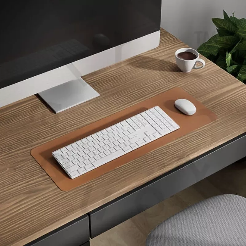 Alterzone Desktop Pad, Vegan Leather Surface, Cognac Brown (ALZVGL-1)
