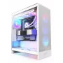 PC Case NZXT H7 Flow RGB Midi Tower White — Tempered Glass, EATX, Front 3×120mm, USB-C