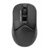 Wireless optical mouse A4Tech FM12S Black — 1200 DPI, RF nano receiver, 3 buttons, AA battery