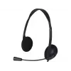 Advanced Accessories USB Headset With Mic - Black