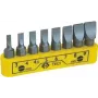 C.K T4521 slotted screwdriver bit clip set, 8 pieces