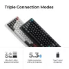Mechanical Keyboard Keychron Q1 Ultra 8K — 75% layout, USB + RF Wireless + Bluetooth, RGB, Black