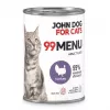 John Dog 99 Menu Turkey wet cat food 400 g