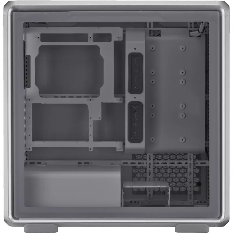 PC Case Cooler Master MasterFrame 600 Midi Tower Silver — ATX/Micro-ATX/ITX, tempered glass, supports 3x140 mm front fans