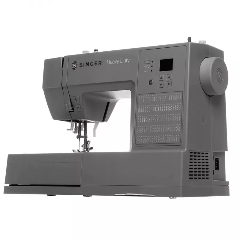 SINGER automatic sewing machine HD6605 — electric, 1-step buttonhole, free arm, grey, 6 kg