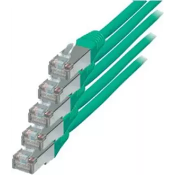 Networking Cable ShiverPeaks 75711-HG-SET5 Green Cat6 S/FTP RJ45-RJ45 1m