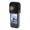PULUZ silicone lens cover for Insta360 X4 / X5 (black)