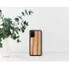 Phone case man and wood Galaxy S20+ cappuccino black – protective smartphone cover