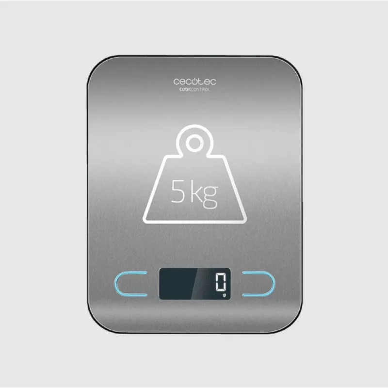 Cecotec Kitchen Scale | CookControl | Maximum weight (capacity) 5 kg | Graduation 1 g | Display type LCD