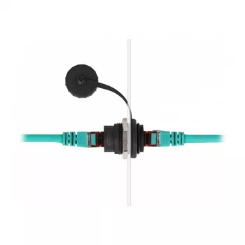 DeLOCK RJ45 Cat.6 built-in connector IP67 waterproof dustproof black