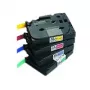 Brother Gloss Laminated Labelling Tape - 6mm, Black/Yellow label-making tape TZ