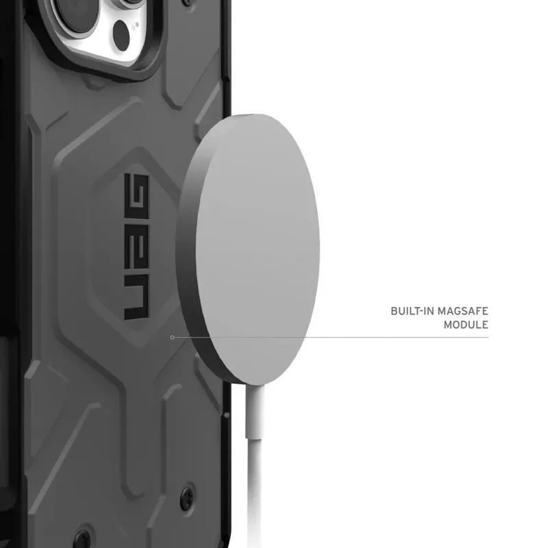 Urban Armor Gear Pathfinder mobile phone case 16 cm (6.3) Cover Silver