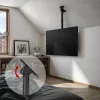 Ceiling TV mount MACLEAN MC-112B, max load 60 kg, adjustable tilt and rotation