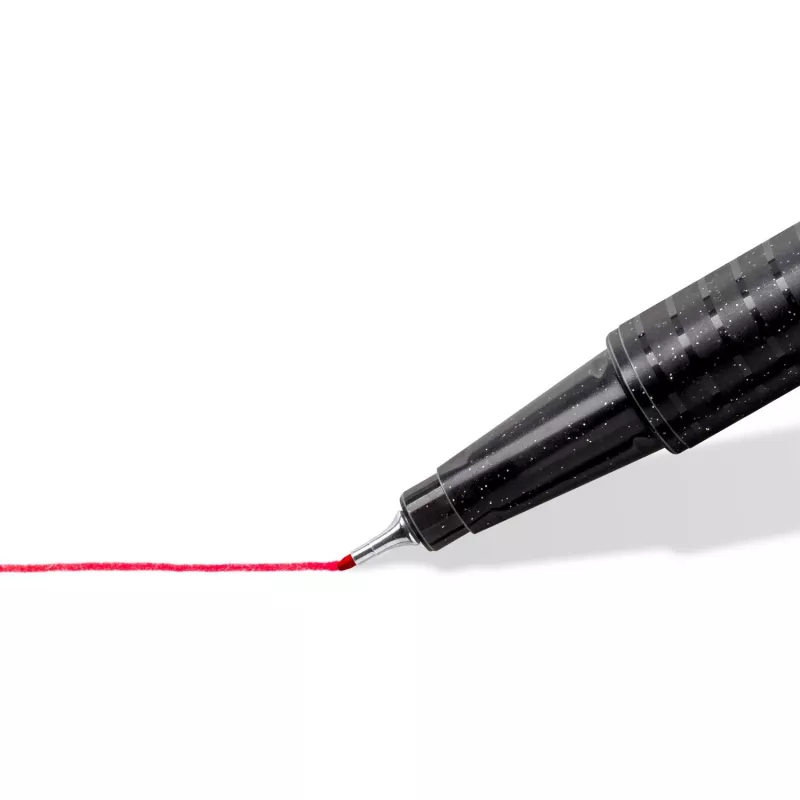 Fineliner pens Staedtler 334 C10, superfine 0.3 mm tip, 10 colors (black, blue, brown, green, light blue, light green, orange, pink, red, yellow)