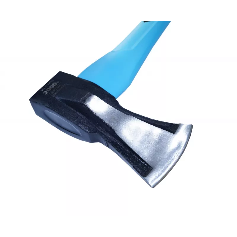 Blaupunkt AX2000 Splitting Axe, 2 kg Forged Steel Head, 800 mm Fibreglass Handle
