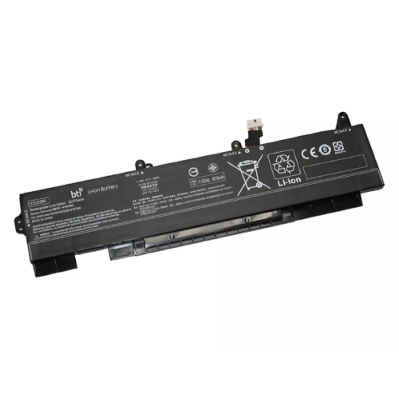Replacement 3-cell laptop battery BTI L77991-005 for HP 850 G7 / 855 G7 / 850 G8 / ZBook Firefly 15 G8, 11.55V 5850mAh (68Wh), black
