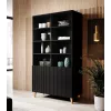 PAFOS bookcase 100x40x176.5 cm matte black