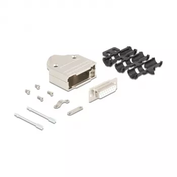 DeLOCK 67133 wire connector D-Sub 15-pin Silver Female