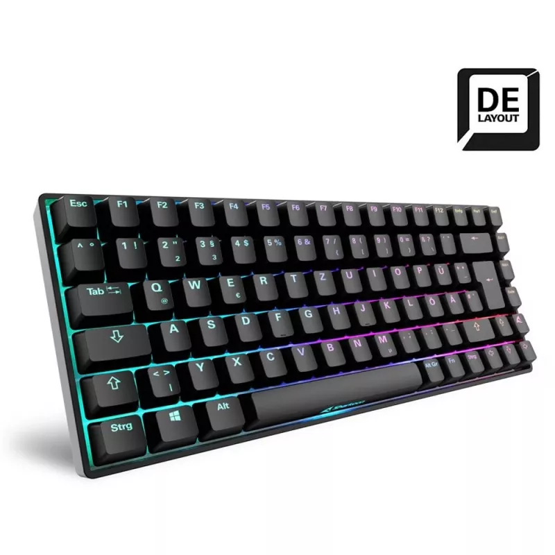 Sharkoon SKILLER SGK50 S3 keyboard Gaming USB QWERTZ German Black
