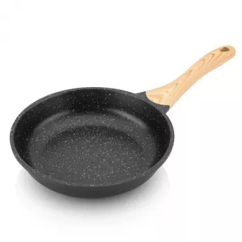 ETA | Pan | ETA792990000 TITANIUM II | Universal | Diameter 24 cm | Electric, induction, gas, glass ceramics | Suitable for induction hob | Fixed handle | Black