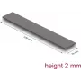 Thermal pad DeLOCK 18470 3.2 W/m·K Grey 20x120x2 mm