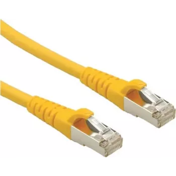 ROLINE - Patch-Cable - RJ-45 (M) to RJ-45 (M) - 1 m - SFTP - CAT 6a - Yellow (21.15.2821)