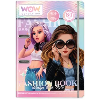 Creative set Kids Euroswan Fashion Book WoW Generation WOW00054 — craft kit for children