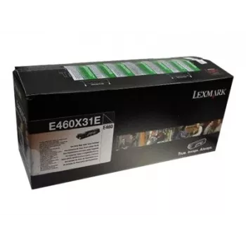 Toner cartridge Lexmark E460X31E 10000 pages Black