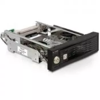 DeLOCK 5,25 Mobile Rack for 3,5 SATA HDD - mobile Memory-Rack - 8,9 cm (3.5) (47199)