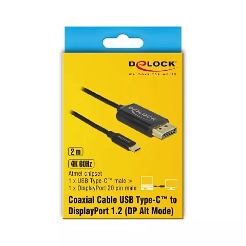Video Cable Adapter DeLOCK 84904 USB Type-C to HDMI 1m Black