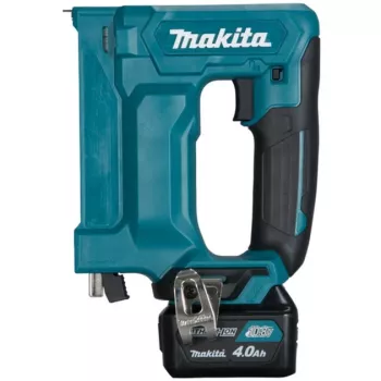 Cordless Stapler ST113DSMJ, 10,8 Volt, Electric Stapler Blue/black, 2x Lithium-Ion-Battery 4,0Ah, in MAKPAC size 1