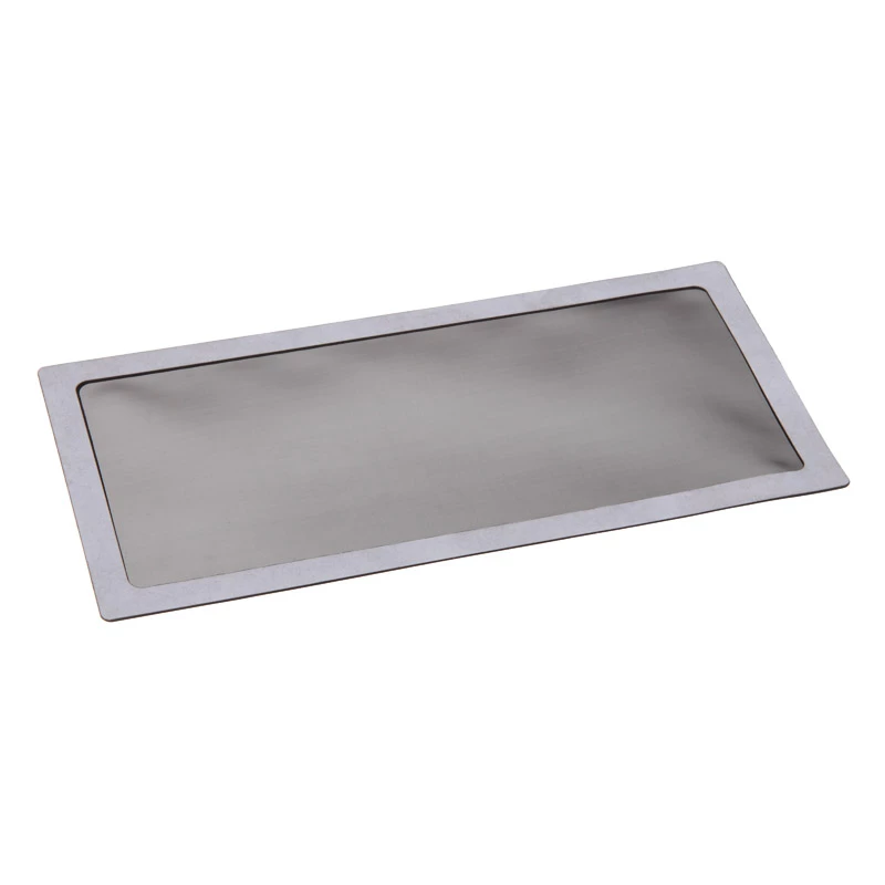 Dust filter DEMCiflex 0305 — 120×250 mm, black/grey