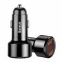Car USB Fast Charger Baseus CCMLC20A-01 — for Smartphones, Input 12–24V, Output up to 20V, Black
