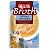 Wet cat treat INABA Ciao Broth Chicken & Tuna 40 g — meaty liquid snack in sachet, protein 9.4%, moisture 88%
